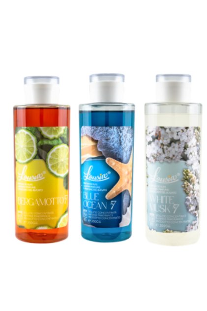 L’ousia Концентриран аромат за пране 3x200g – Bergamoto Blu Ocean White Musk