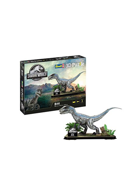 Puzzle 3D Albastru: Jurassic World Rev 00247