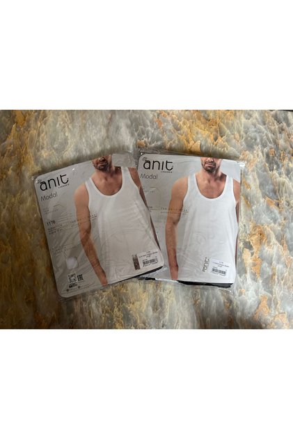 Super Thin Summer m Modal Fabric Healthy Breathable Like No Men's Singlet 2'Li Package