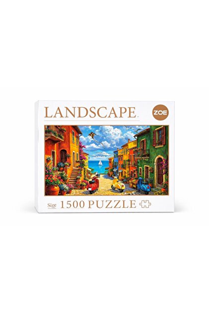 Zoe 1500 Parça Puzzle – Akdeniz Sokağı (85x60 cm) - Fiyatı, Yorumları