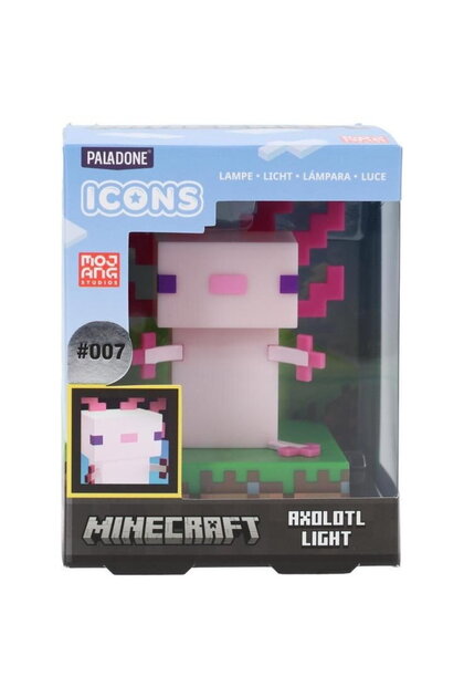 PP MINECRAFT AXOLOTL ICONUL LUMINĂ