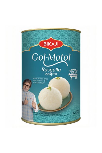 Rasgulla Soft Spongy Sweet Dumplings Sugar Syrup Box (500g)