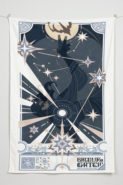 Baldur's Gate 3 – Anime Film Character Themed Quality Fabric, Room Decor Tapestry Wall Rug
