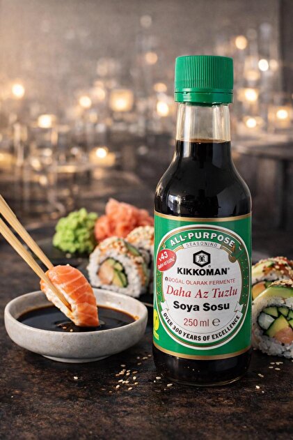 umami KIKKOMAN SOYA SOSU AZ TUZLU 250 ML - Fiyatı, Yorumları