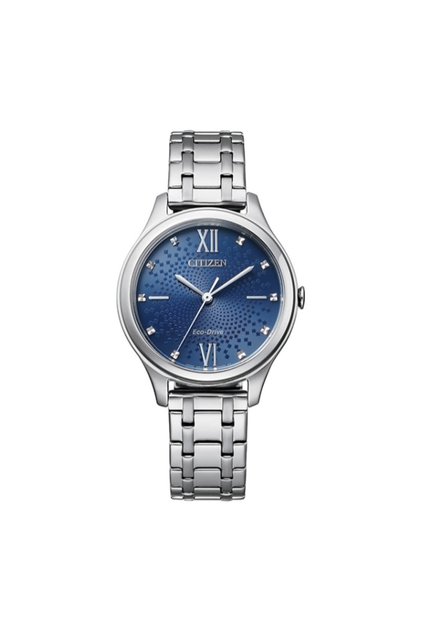 Women's Analog Blue Dial Watch - EM0500-73L