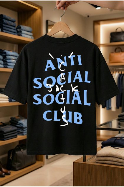 Summer Short Sleeve T-Shirt Anti-Sweat Cotton Pcs Printed T-Shirt Anti Jack Social