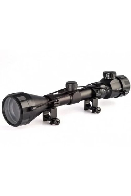 3-9x50 Zoomlu Keskin Nişancı Dürbünü Kırmızı,yeşil Işik Çelik Gövde