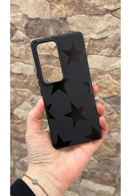 Vivo V30 Compatible Star Silicone Shock-Absorbing Classic Protected Rubber Case