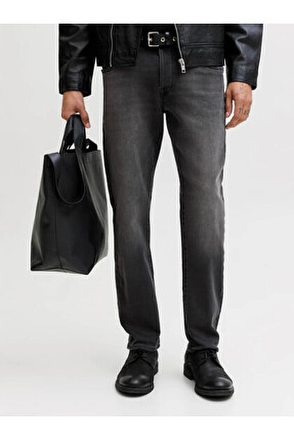 Jack & Jones Jjımıke Fox I.K Sq 426 Noos Siyah Erkek Jean Pantolon