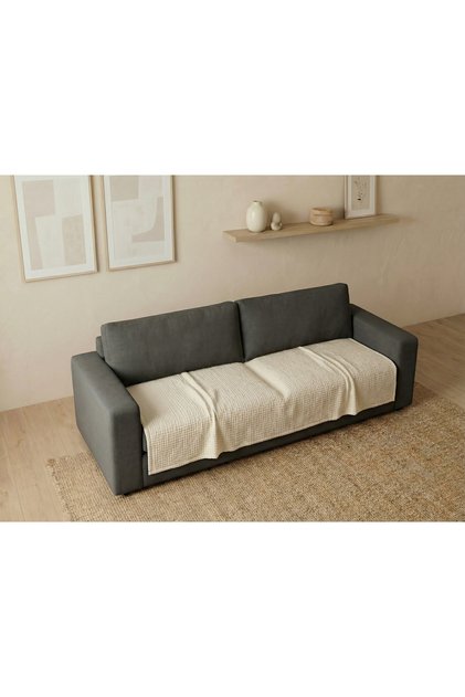 100X200 cm Muslin Sofa Cover – 100% Cotton Thread Count, 4 Layers, Soft & Breathable, Sofa Throw