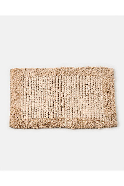 Taupe Textured Bathmat
