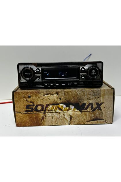 Soundmax SX-MX65CL RETRO OTO TEYP BLUETOOTH USB AUX KUMANDA ÇİFT