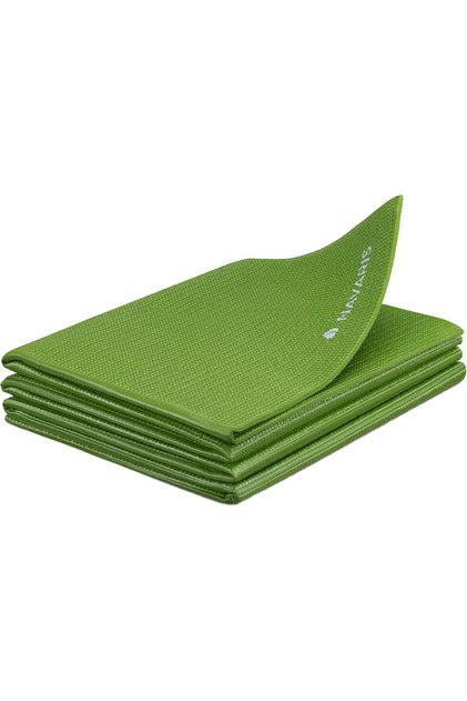 Saltea de yoga pliabilă, grosime de 4 mm pentru pilates, antrenament, sală de sport, fitness, antialunecare, 61x173 cm, verde