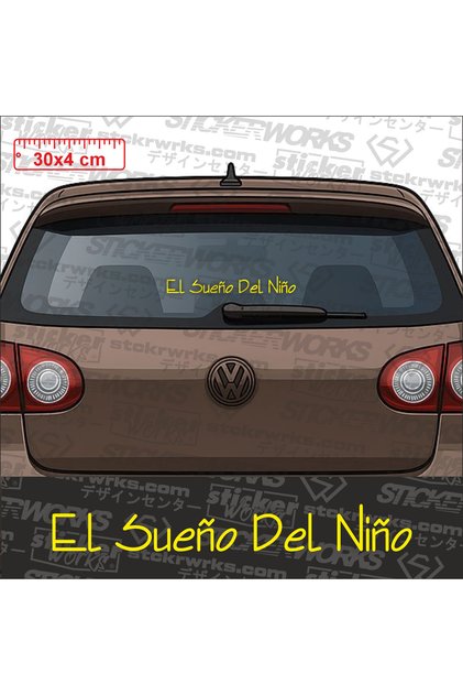 El Sueno Del Nino Sticker (the Dream of a Child)