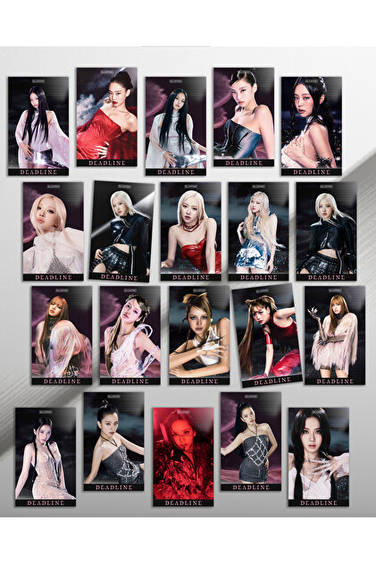 Güneş Kırtasiye Blackpink Deadline Fotokart Set 20 Adet Kart