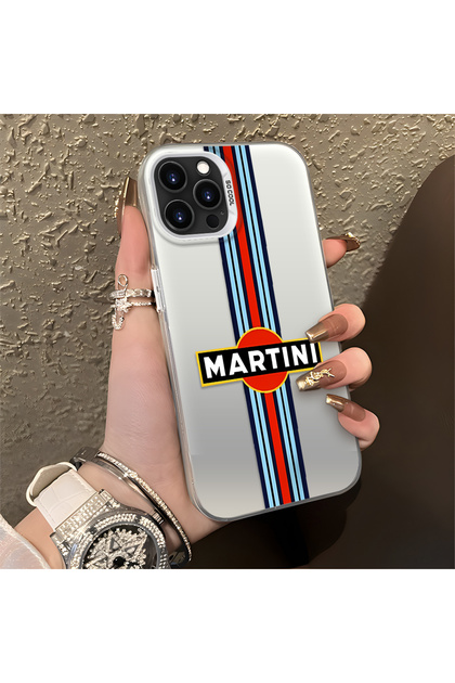 iPhone 12 Pro Max Compatible Silicone Phone Case with Hard Back Anti-Fall Bmw Patterned