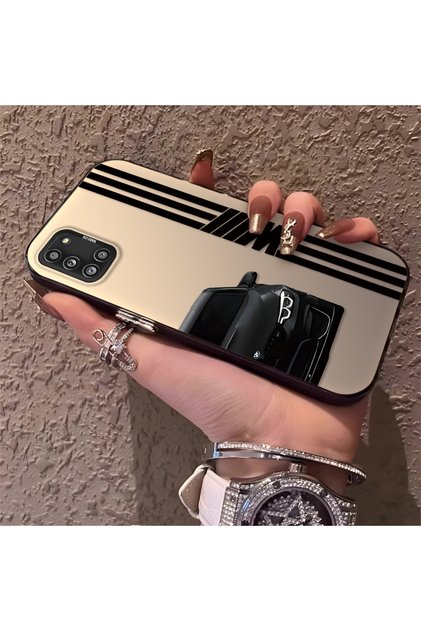 Phone Case Compatible with Samsung Galaxy A31 Bmw Patterned Silicone Edge Hard Back Anti-Fall