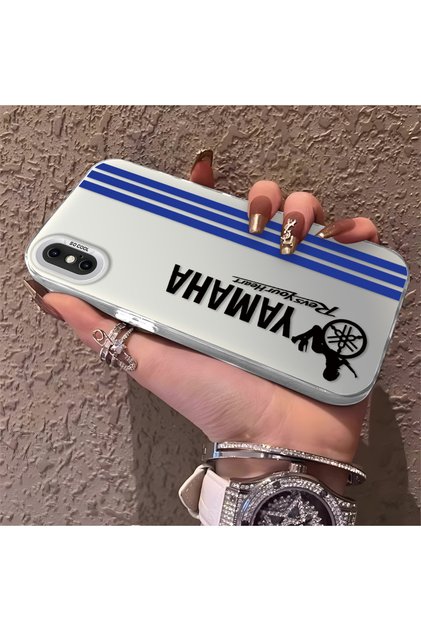 حافظة هاتف متوافقة مع هاتف iPhone XS Max BMW منقوش ذات حافة من السيليكون وظهر صلب مضاد للسقوط