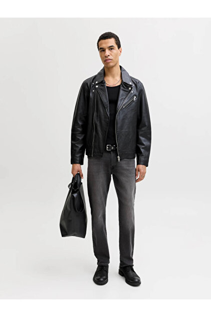 Jack & Jones Jjımıke Fox I.K Sq 426 Noos Siyah Erkek Jean Pantolon