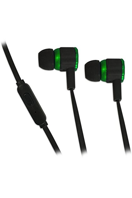 VIPER, Casti Gaming In Ear cu fir, Negru/Verde