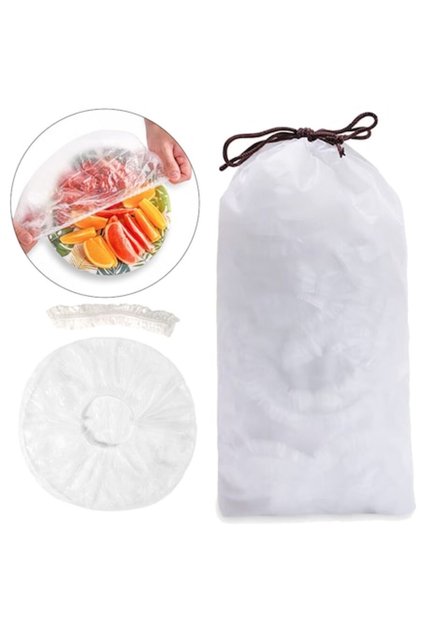 Set de capace transparente din PVC pentru alimente