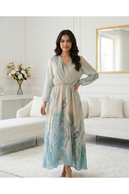 "Areej" Premium Chiffon Dress