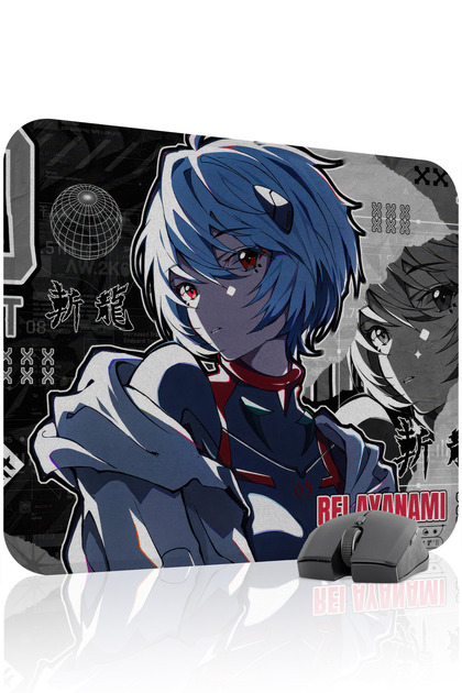 mousepad bastir Neon Genesis Evangelion Dikişli Kauçuk Oyuncu