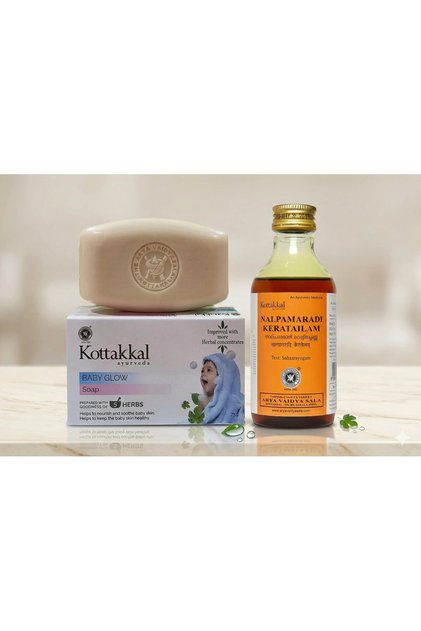 Baby Glow Soap & Nalpamaradi Kera Tailam 200ml [ Pack of 2]