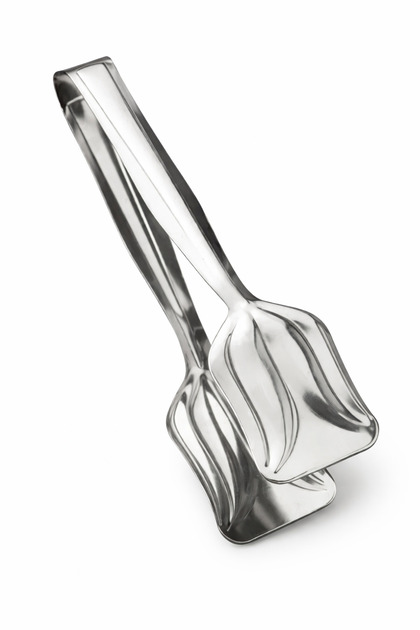 Stainless Steel Pastry Serving Tongs with Non-Slip Grips Practical Kitchen Tongs for Serving Cakes, Pastries, and Desserts