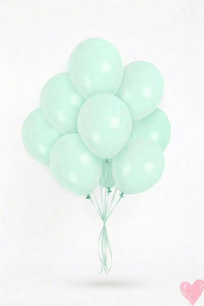 Macaron Green Balloon 10 Pieces 11 Inch Party Decoration