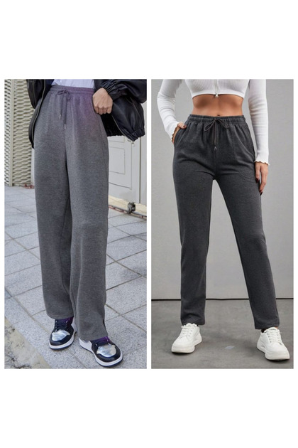 2 Li Reşme Paça Women's Sweatpants (Regenerated Fabric)