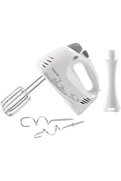 Mixer de mana, 400W, 5 viteze, functie Amestecare, Mixare oua, 12 luni