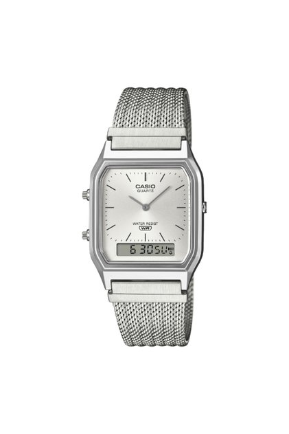 Unisex Analog/Digital Silver Dial Watch - MTP-B195D-1AVDF