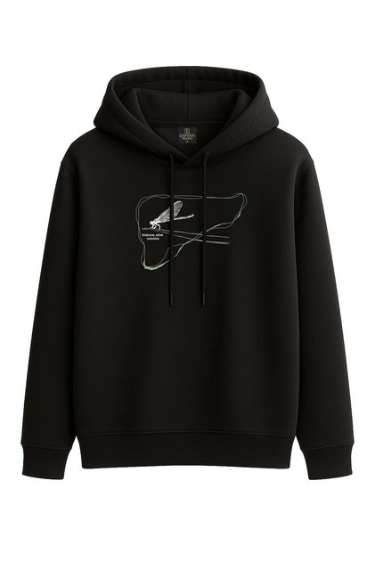 Regular Yusufcuk Printed Hooded Sweatshirt
