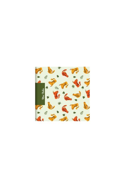 11X11 Hardcover Cardboard Cover Plain Mini Notepad - Animals