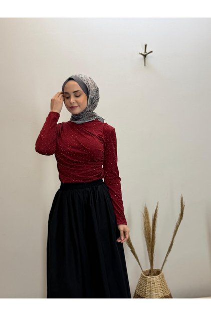 Bluza sa punim kamenjem