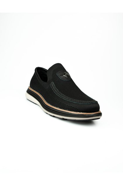 5040 Black Knitwear Mokosen Men's Casual Shoes