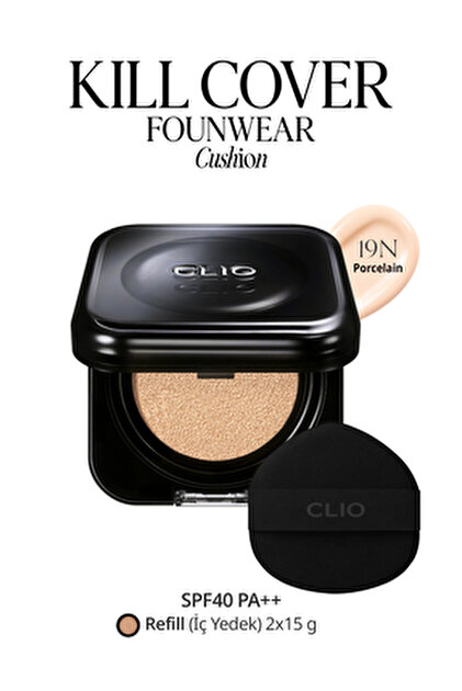 CLIO Kill Cover The New Founwear Cushion + Refill SPF50+ PA+++ (4
