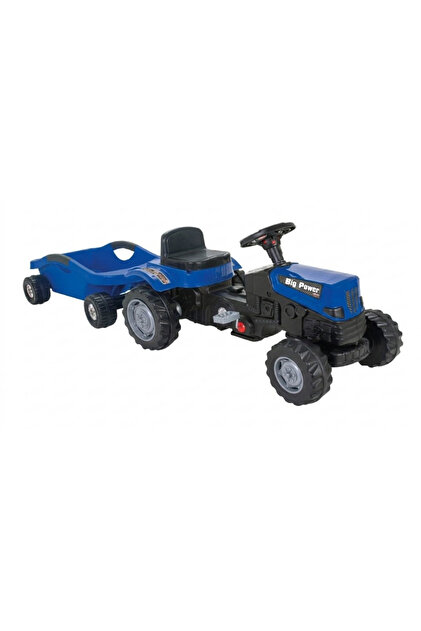 Tracteur Pédale Pilsan – Excavatrice Active, Pelle Mobile, Klaxon, Siège Réglable 6 Niveaux – Dès 3 Ans