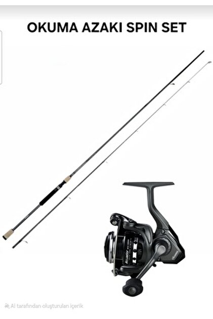 Okuma Azaki Spin 244cm 7-28gr Spin Olta Kamışı+Okuma Acuador ACU