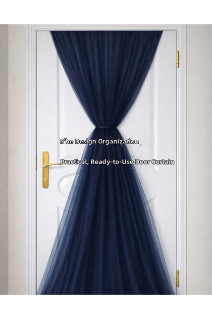 Hospital Room Elastic Door Curtain Tulle X 3 Meters Width Full Look Practical with Elastic Backing (Tulle Only)