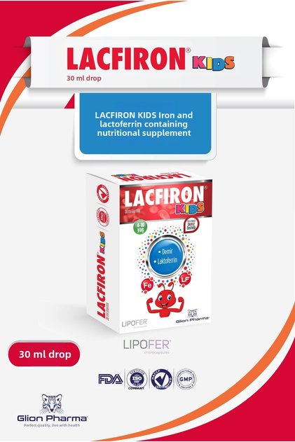 Lacfiron Kids Iron and Lactoferrin-Containing Supplement Food 30ml Drops