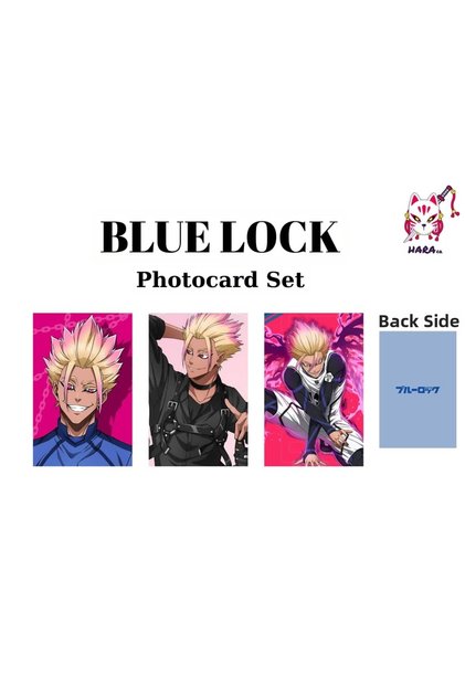 Blue Lock Anime Ryusei Shido Anime Photocard Set / Collection Card Set