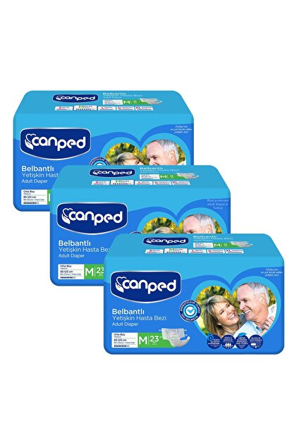 Waistband Patient Diapers Medium Size Medium 69 Pieces