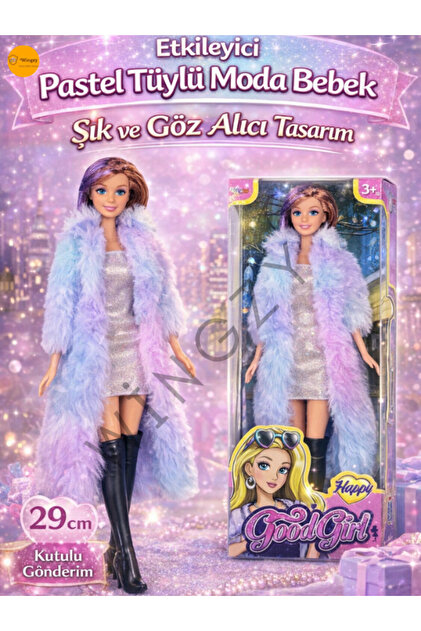 Moda Kızı Bebek Oyuncak, Kutulu Aksesuarlı 29 Cm , 3+ Yaş Kız Çocuk Hediye Seçeneği