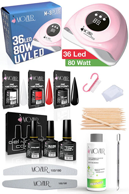 mor ♡ イオン化粧品セット♡ MOZIUR Kalıcı Oje Seti ( 3 ADET 10ML KALICI OJE ) - Fiyatı, Yorumları