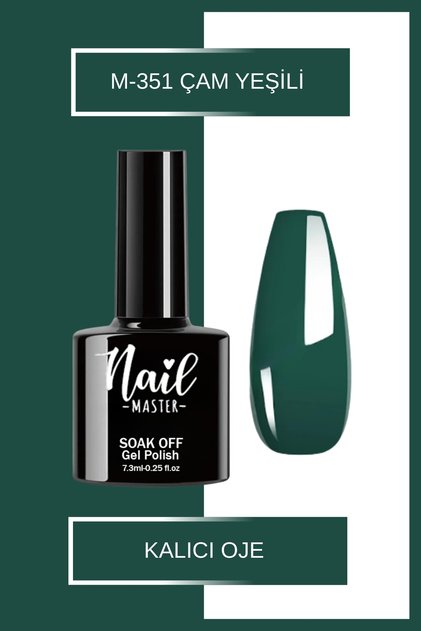 M351 Kalıcı Oje 7,3ml Çam Yeşili
