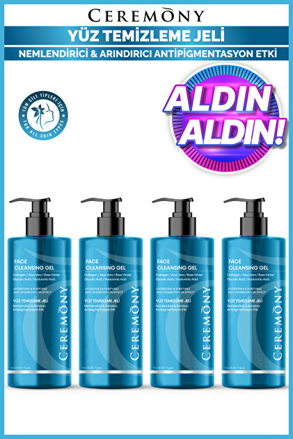 Ceremony Hyaluronik Asit Temizleme Jeli 400 ml | Nemlendirici