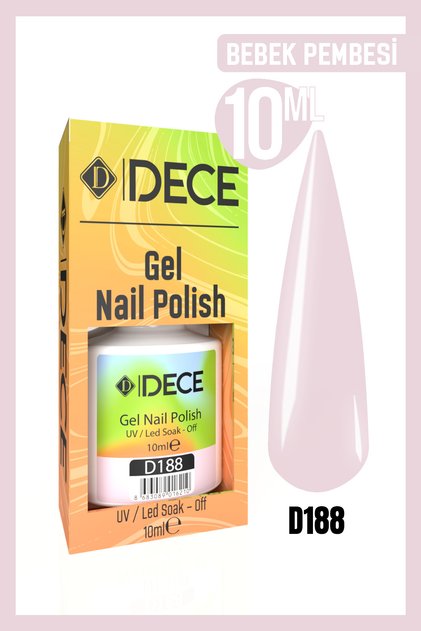 Dece Kalıcı Oje UV LED D188 (PEMBE SERİSİ) 10ml
