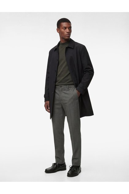 Regular Fit Viscose Blend Pocketed Fabric Trousers